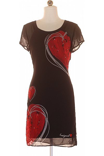 Šaty Barevné DESIGUAL Second Hand Vel.  M