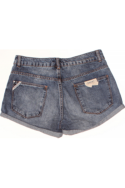 Dámské Kraťasy Modré PULL&BEAR Second hand Vel.  34