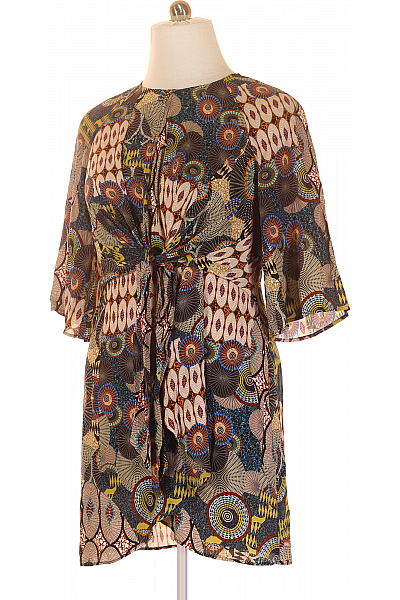 Letní  Šaty Barevné DESIGUAL Second hand Vel. 44
