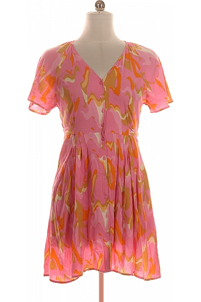 TOM TAILOR Košilové  Šaty Růžové Vel. M