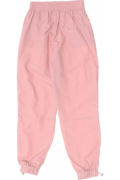 Bershka Dámské Kalhoty Růžové Second hand Vel. S