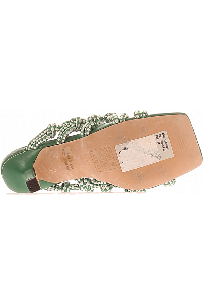 Dámské Pantofle Zelené BIANCO Outlet Vel. 37
