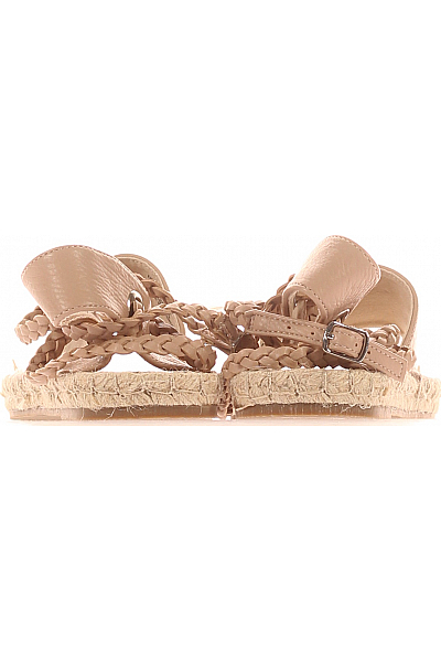 Asos Dámské Espadrilky Koženkové Hnědé