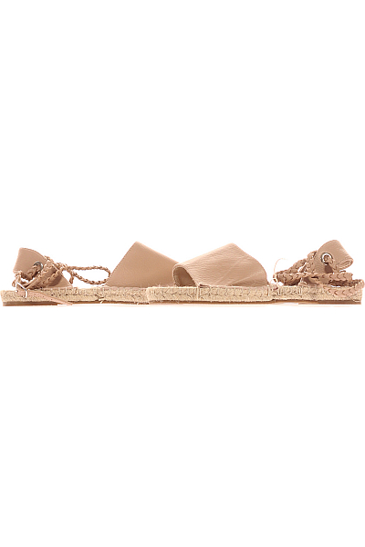 Asos Dámské Espadrilky Koženkové Hnědé