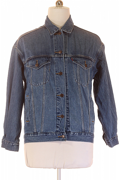 LEVIS Pánská Bunda Modrá Vel. XS