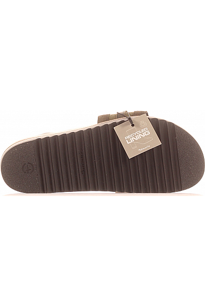 TAMARIS Dámské Pantofle Zelené Outlet Vel. 38