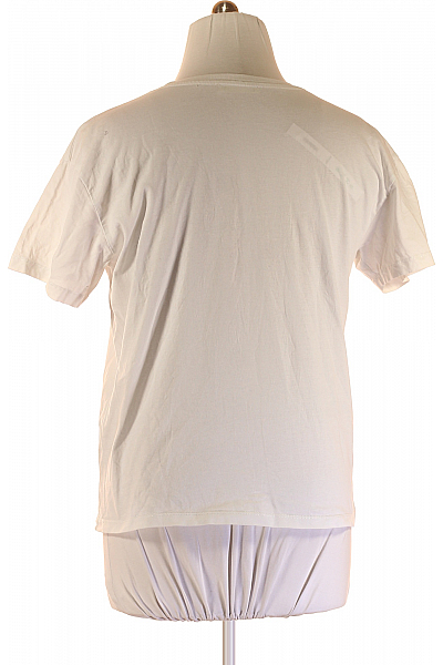 PULL&BEAR Dámské Tričko Bílé Second hand Vel. XL