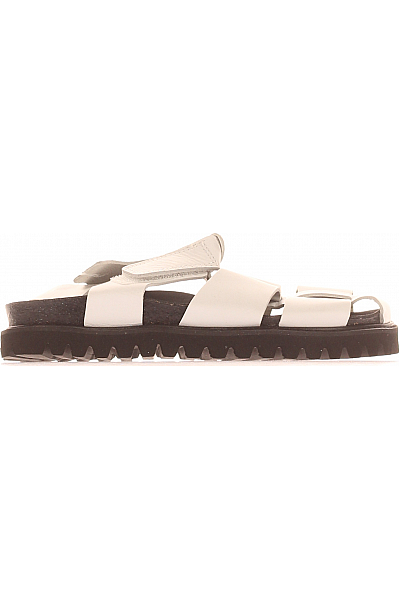 Dámské Sandály Kožené Bílé Topshop Vel. 36