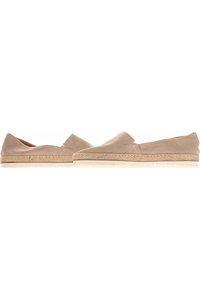 Dámské Espadrilky Kožené Šedé Outlet Vel. 37