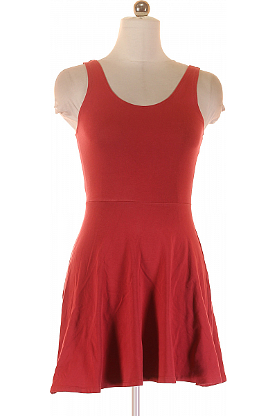  Šaty S Ramínky Červené Topshop Vel. 38