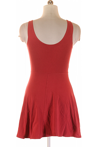  Šaty s Ramínky Červené Topshop Vel. 38
