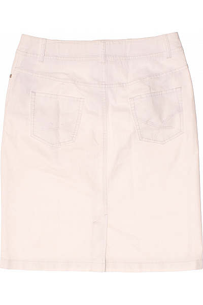 GERRY WEBER Džínová  Sukně Bílá Vel. 38
