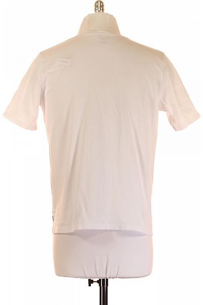 Pánské Tričko Bílé JACK & JONES Vel. M