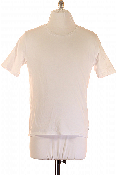Pánské Tričko Bílé JACK & JONES Vel. M