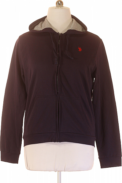 U.S.POLO ASSN. Pánská Mikina Na Zip Modrá Vel. XXL