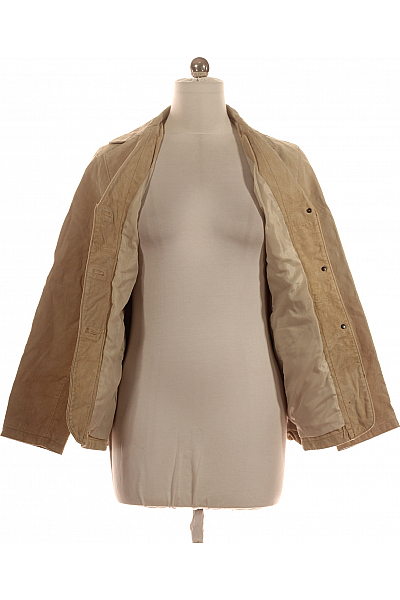 SAINT TROPEZ Dámské Blejzr Kožený Béžový Second hand Vel. XL