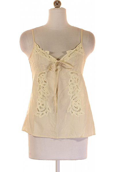 Dámské Tílko Béžové Topshop Second Hand Vel.  38