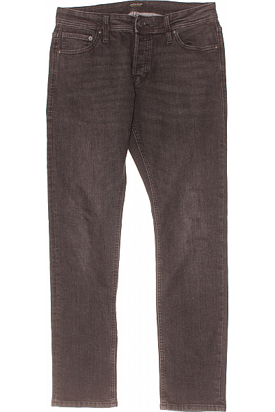 Pánské Rovné Džíny Černé JACK & JONES Vel. 32/32