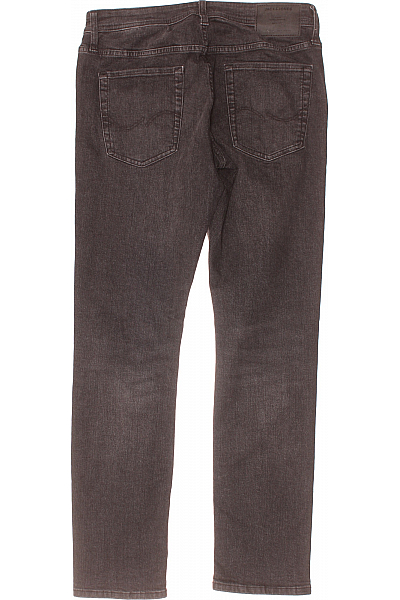 Pánské Rovné Džíny Černé JACK & JONES Vel. 32/32