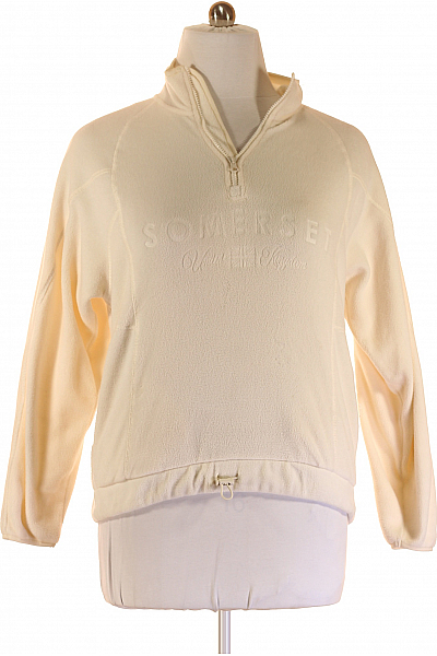 Bershka Dámská Mikina Béžová Second Hand Vel. M/L