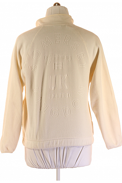 Bershka Dámská Mikina Béžová Second hand Vel. M/L