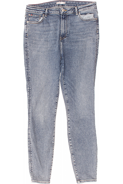 TOMMY HILFIGER Pánské Džíny Modré Second Hand Vel. 46
