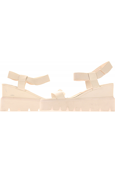 Dámské Sandály Koženkové Bílé Steve Madden Vel. 40