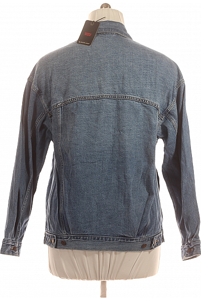 Džínová Pánská Bunda Modrá LEVIS Second hand Vel. S