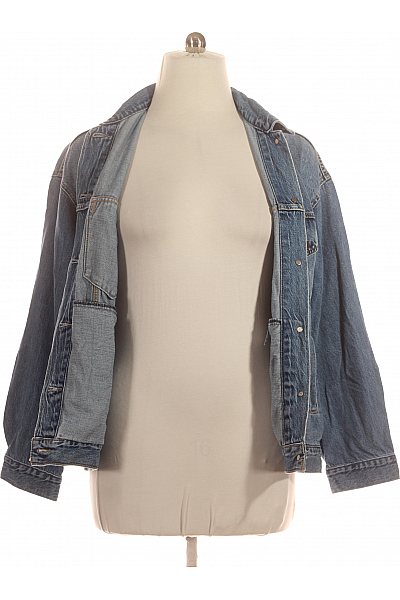 Džínová Pánská Bunda Modrá LEVIS Second hand Vel. S