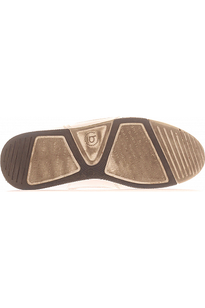 Bugatti Pánské Boty Koženkové Bílé Second hand Vel. 43