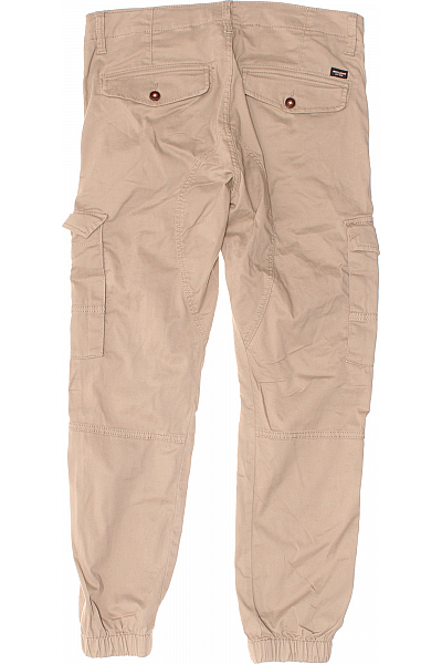 Pánské Kalhoty Khaki JACK & JONES Vel. S
