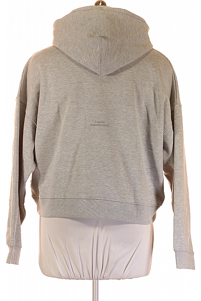 Dámská Mikina Bez Zapínání Šedá Bershka Second hand Vel. XL