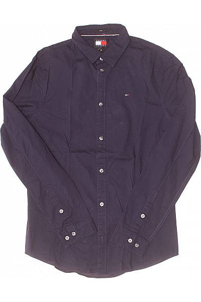 Pánská Košile Modrá TOMMY HILFIGER Second hand Vel. M