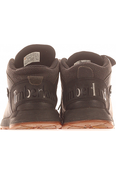 Pánské Boty Kožené Černé Timberland Vel.  42