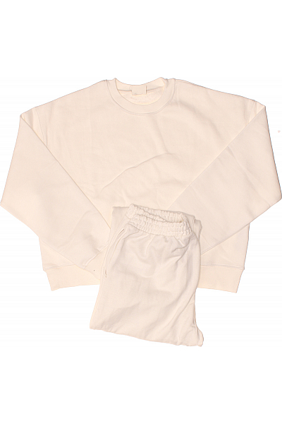 PULL&BEAR Dámský Domácí Komplety Bílý Second Hand Vel.  XL