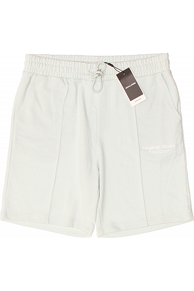 Pánské Teplákové Kraťasy Zelené JACK & JONES Vel. L