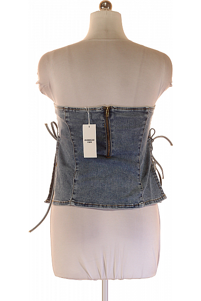 Dámské Top Modrý Second hand Vel. 38