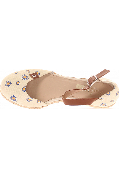 MUSTANG Dámské Espadrilky Béžové Outlet Vel. 37