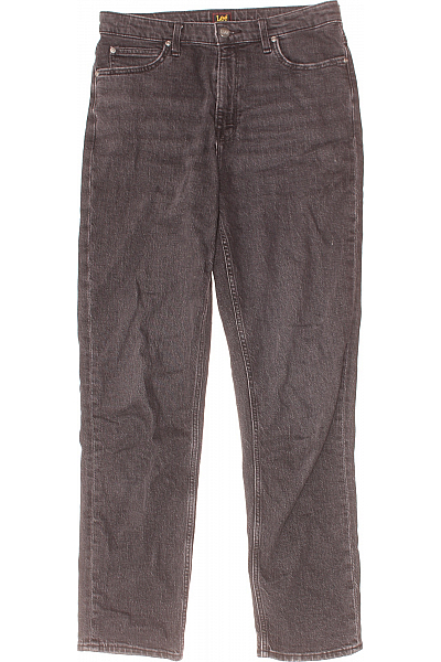 Lee  Pánské Džíny Černé Second Hand Vel. 30/35