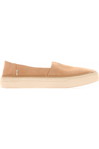 TOMS Dámské Slip On Boty Kožené Hnědé