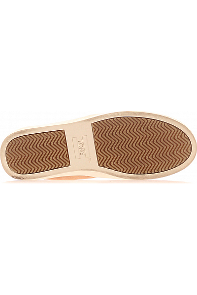 TOMS Dámské Slip On Boty Kožené Hnědé