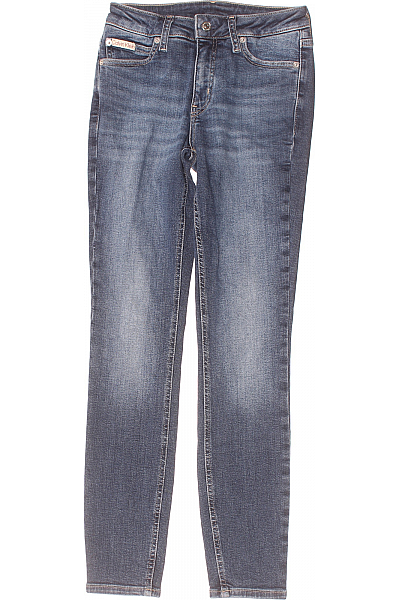 Calvin Klein Dámské úzké Modré Second Hand Vel. 28/30
