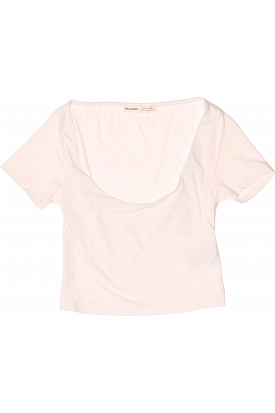 PULL&BEAR Dámské Top Bílý Vel.  S