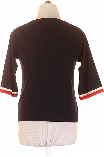 Dámské Tričko s Potiskem Modré TOMMY HILFIGER Vel. L