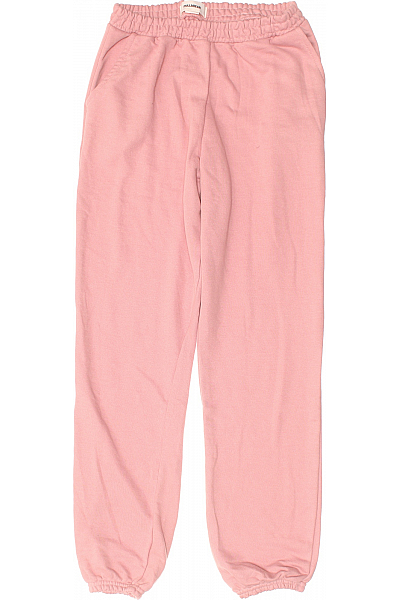 PULL&BEAR Dámské Tepláky Růžové Second Hand Vel.  M