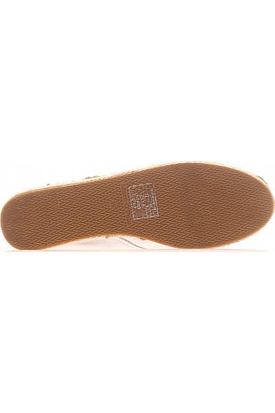 Dámské Espadrilky Kožené Stříbrné Marc O´Polo Vel.  39