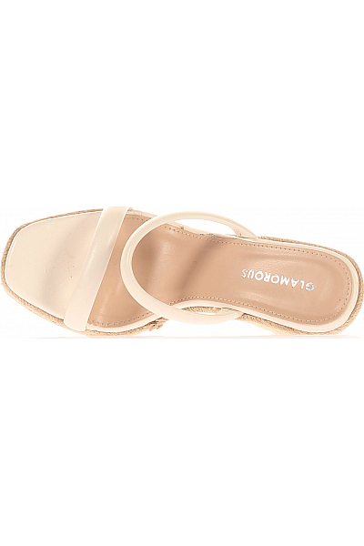 GLAMOROUS Dámské Espadrilky Bílé