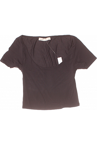 Dámské Tričko Černý PULL&BEAR Vel.  S