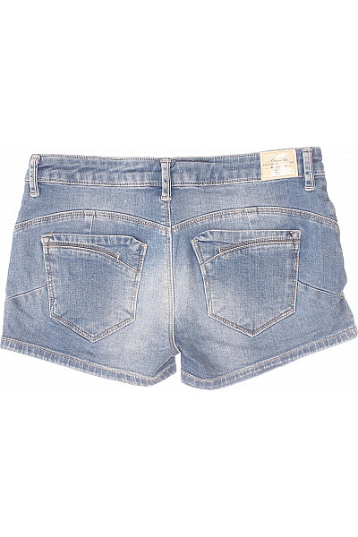 Bershka Džínové Dámské Kraťasy Modré Second hand Vel.  36