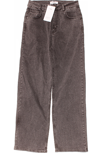 Bootcut Dámské Džíny Šedé Second Hand Vel. 28
